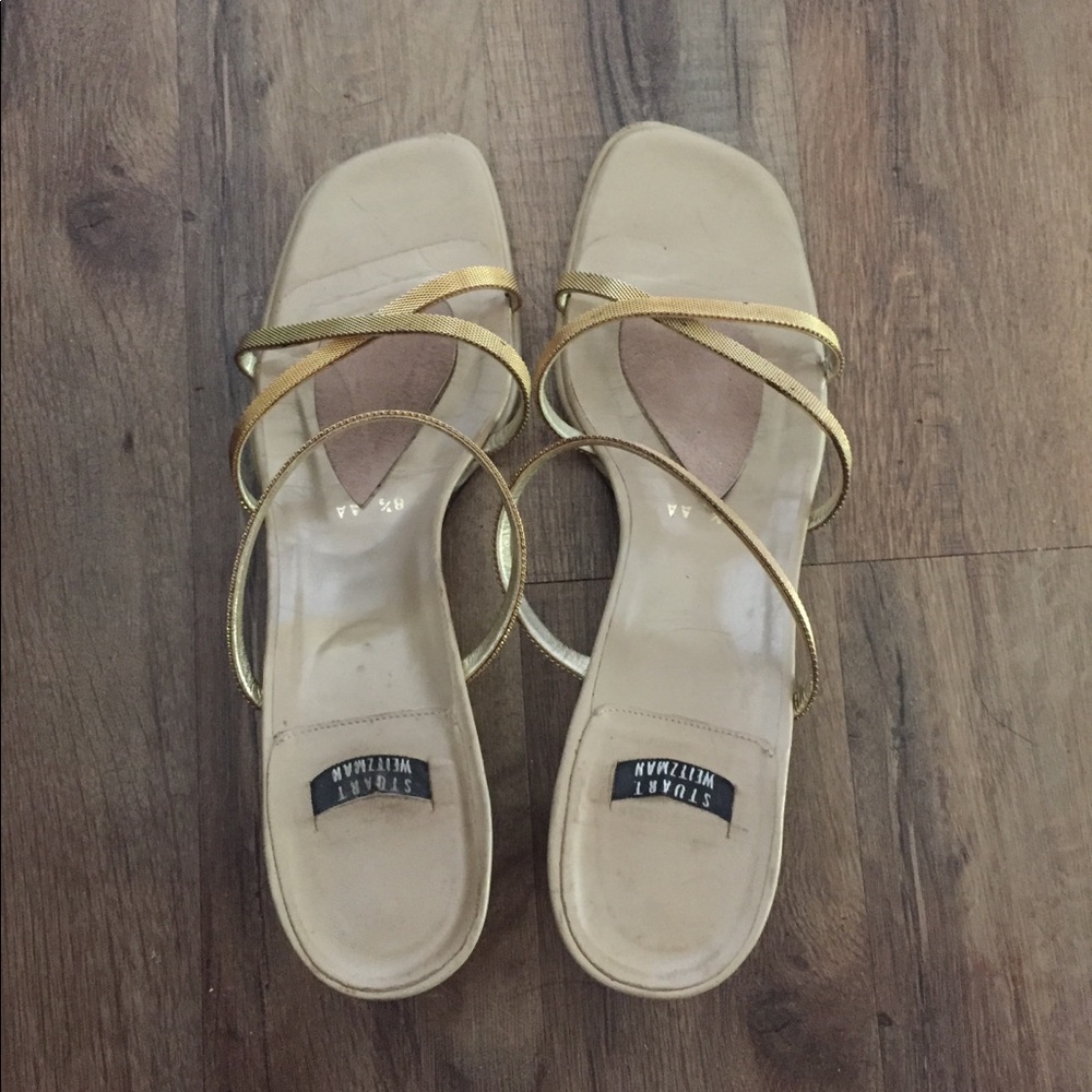 Well loved Gold Sandals